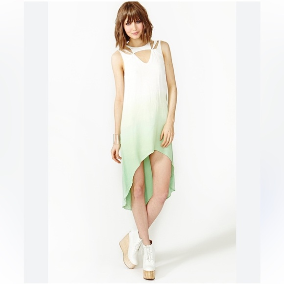 Sugarlips green and white ombré dress XS - Picture 1 of 5